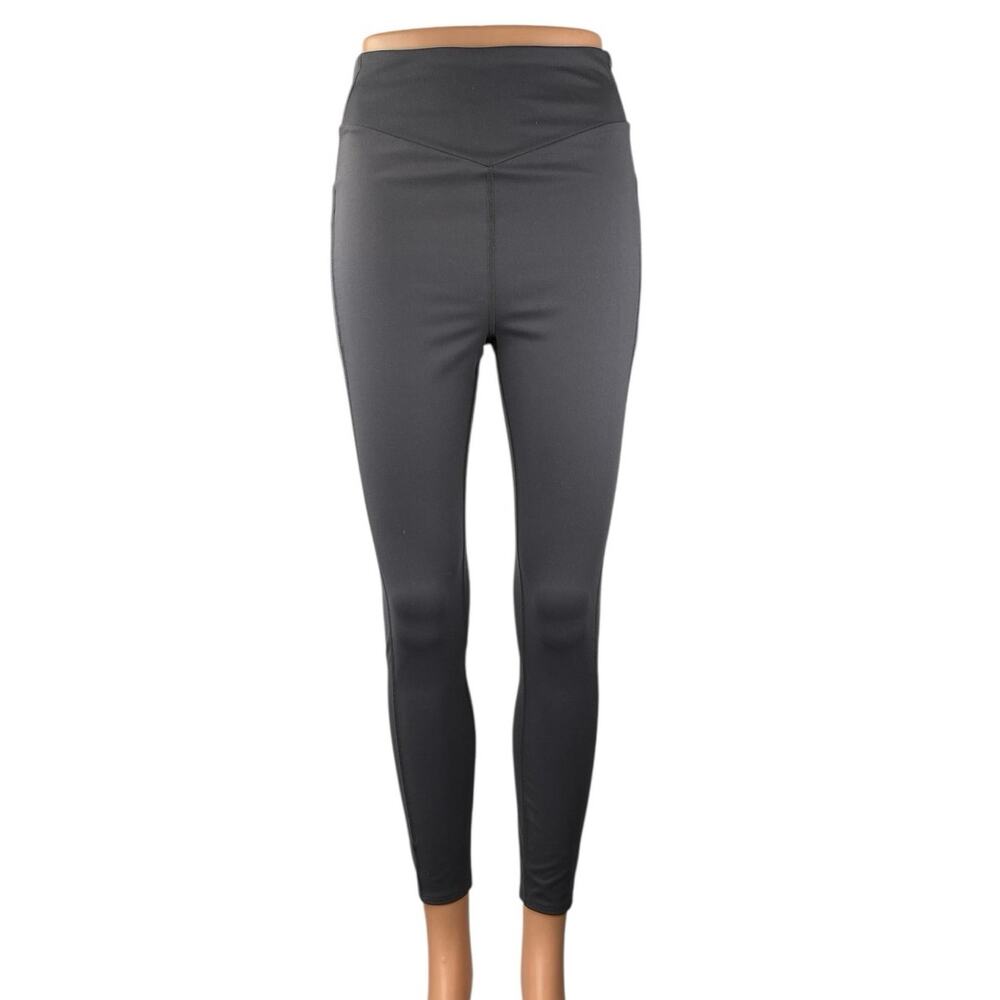 Calvin Klein Gray High Waisted Skinny Activewear Athletic Yoga Leggings Pants M